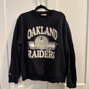 Oakland raiders vintage sweater!!!